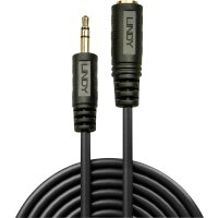 LINDY Premium - Audioverlängerungskabel - stereo mini jack (M) bis stereo mini jack (W) - 5,0m - abg