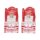 INTELLINET Network Cable, Cat7 Raw Cable, Cat6A Modular plugs, CU, S/FTP, LSOH, 0.25 m, Red