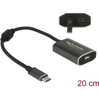 DELOCK Adapter USB/C St -> miniDP Bu 4K 60Hz PD-Funktion