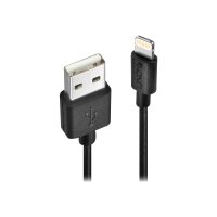 LINDY USB an Lightning Kabel, schwarz 0,5m