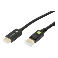 TECHLY DisplayPort 1.2 auf HDMI Kabel schwarz 1m