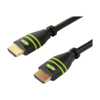 TECHLY HDMI Kabel High Speed with Ethernet schwarz 0,5m