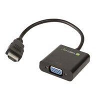 TECHLY HDMI zu VGA Konverter mit Audio
