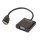 TECHLY HDMI zu VGA Konverter mit Audio
