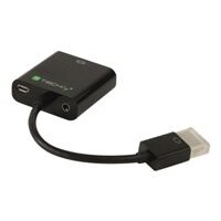 TECHLY HDMI zu VGA Konverter mit Audio und Micro-USB