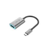 I-TEC USB C auf Display Port Metal Adapter 1x DP 4K 60Hz Ultra HD kompatibel mit Thunderbolt 3