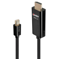 LINDY 2m Aktives Mini DisplayPort an HDMI Adapterkabel