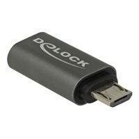 DELOCK Adapter USB 2.0 Micro-B Stecker zu USB Type-C 2.0...