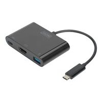 DIGITUS USB Type-C Multi Adapter 4K 30Hz HDMI 1 USB C...