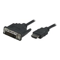 MANHATTAN HDMI auf DVI-Kabel 1m schwarz HDMI-Stecker auf...