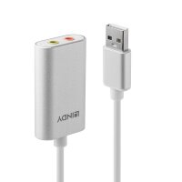 LINDY Audio Adapter USB Typ A 3.5mm