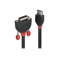 LINDY HDMI an DVI-D Single Link Kabel 3.00m, Black Line
