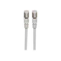 INTELLINET Network Cable, Cat7 Raw Cable, Cat6A Modular plugs, CU, S/FTP, LSOH, 15 m, Gray