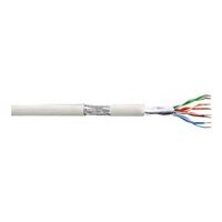 LOGILINK Netzwerk Verlegekabel S/FTP Cat6, PVC, weiß, 100m