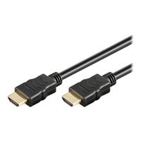 GOOBAY HDMI-Kabel Ethernet A -> A St/St 0.50m sw gold