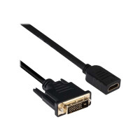 CLUB3D HDMI Adapterkabel 2m HDMI zu DVI-D bidirektional...