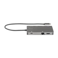 STARTECH.COM USB C Multiport Adapter, HDMI 4K 30Hz or VGA Travel Dock, 5Gbps USB 3.0 Hub (USB A / US