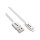 INLINE - Lightning-Kabel - Lightning (M) bis USB (M) - 1 m - Silber - für Apple iPa
