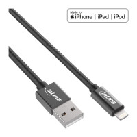 INLINE - Lightning-Kabel - Lightning (M) bis USB (M) - 2 m - Schwarz - für Apple iP