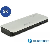 DELOCK Thunderbolt 3 Dockingstation 5K - HDMI / USB 3.0 / USB-C / SD / LAN Delock