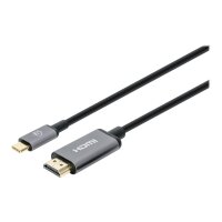 MANHATTAN 4K@60Hz USB-C auf HDMI-Kabel Stecker/Stecker 2m
