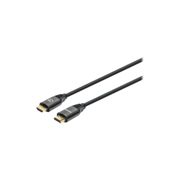 MANHATTAN 8K@60Hz HDMI-Kabel mit Ethernet-Kanal St./St. 1m