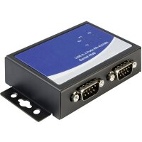 DELOCK Adapter USB 2.0 zu 2 x RS422/485 Seriell Industrie