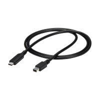 STARTECH.COM 1m USB-C auf Mini DisplayPort Kabel - USB C zu mDP Kabel - 4K 60Hz - Schwarz
