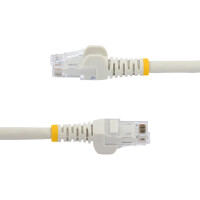 STARTECH.COM 0,5m Cat6 Snagless RJ45 Ethernet Netzwerkkabel - Weiss - 50cm Cat 6 UTP Kabel