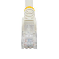 STARTECH.COM 0,5m Cat6 Snagless RJ45 Ethernet Netzwerkkabel - Weiss - 50cm Cat 6 UTP Kabel