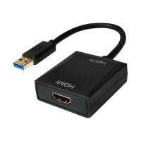 LogiLink Adapter USB 3.0 auf HDMI schwarz