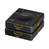 LOGILINK HDMI switch, 3x1-Port, 1080p/60 Hz, HDCP, CEC, Mini