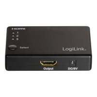 LOGILINK HDMI switch, 3x1-Port, 1080p/60 Hz, HDCP, CEC,...