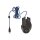 NEDIS N GMWD300BK - Maus Mouse Kabel Gaming 8 Tasten beleuchtet (GMWD300BK)
