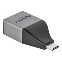 DELOCK USB Type-C Adapter zu Gigabit LAN 10/100/1000 Mbps...