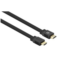 MANHATTAN flaches HDMI-Kabel mit Ethernet-Kanal 4K@60HZ 15m