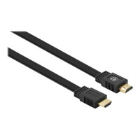MANHATTAN flaches HDMI-Kabel mit Ethernet-Kanal 4K@60HZ 15m