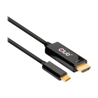 CLUB3D HDMI-Kabel A -> USB-C aktiv      4K60Hz       1,8m retail
