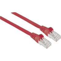 INTELLINET Netzwerkkabel Cat6A S/FTP CU LS0H 3m Rot RJ-45 Stecker / RJ-45 Stecker Vergoldete Kontakt