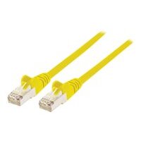 INTELLINET Kabel INTELLINET Netzwerkkabel, Cat6A zertifiziert, CU, S/FTP, LSOH, 1 m, [ye]