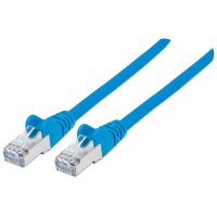 INTELLINET Netzwerkkabel Cat6A S/FTP CU LS0H 5m Blau RJ-45 Stecker / RJ-45 Stecker Vergoldete Kontak