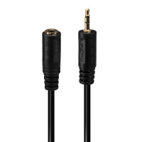 LINDY Audioadapterkabel 2,5M/3,5F  20cm-Kabel 2,5mm...