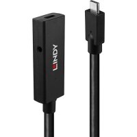 LINDY 5m USB 3.2 Gen 2 C/C Aktivverlängerung 5m USB 3.2 Verlängerung am USB-Anschluss Typ C des Comp