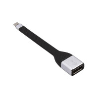 I-TEC USB C auf Display Port Flat Adapter 1x DP 4K 60Hz Ultra HD kompatibel mit Thunderbolt 3