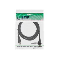 INLINE USB 3.0 Kabel, A an A, schwarz, 2m