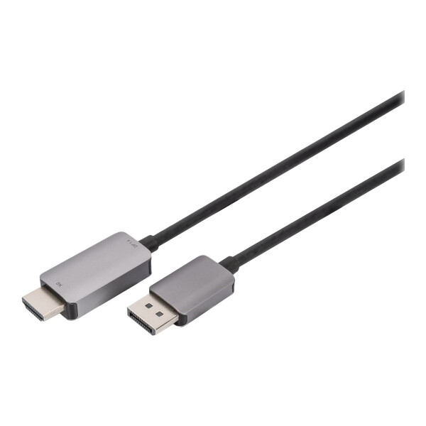 DIGITUS DisplayPort Adapterkabel DP auf HDMI A 1,0m schwarz