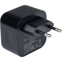 INTERTECH PD-Charger USB C,PSU PD-2036, PD 36W, schwarz