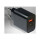 INTERTECH PD-Charger USB C,PSU PD-2120, PD+QC 20W schwarz