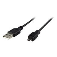 SCHWAIGER USB 2.0 Kabel A -> micro B Ste/Ste 1m Schwarz