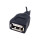 TECHLY USB 2.0 Cable OTG A F Micro USB M with USB 30cm